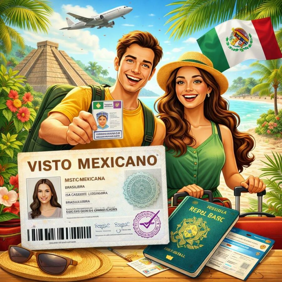 Imagem Visto Eletrônico Mexicano Guia Completo